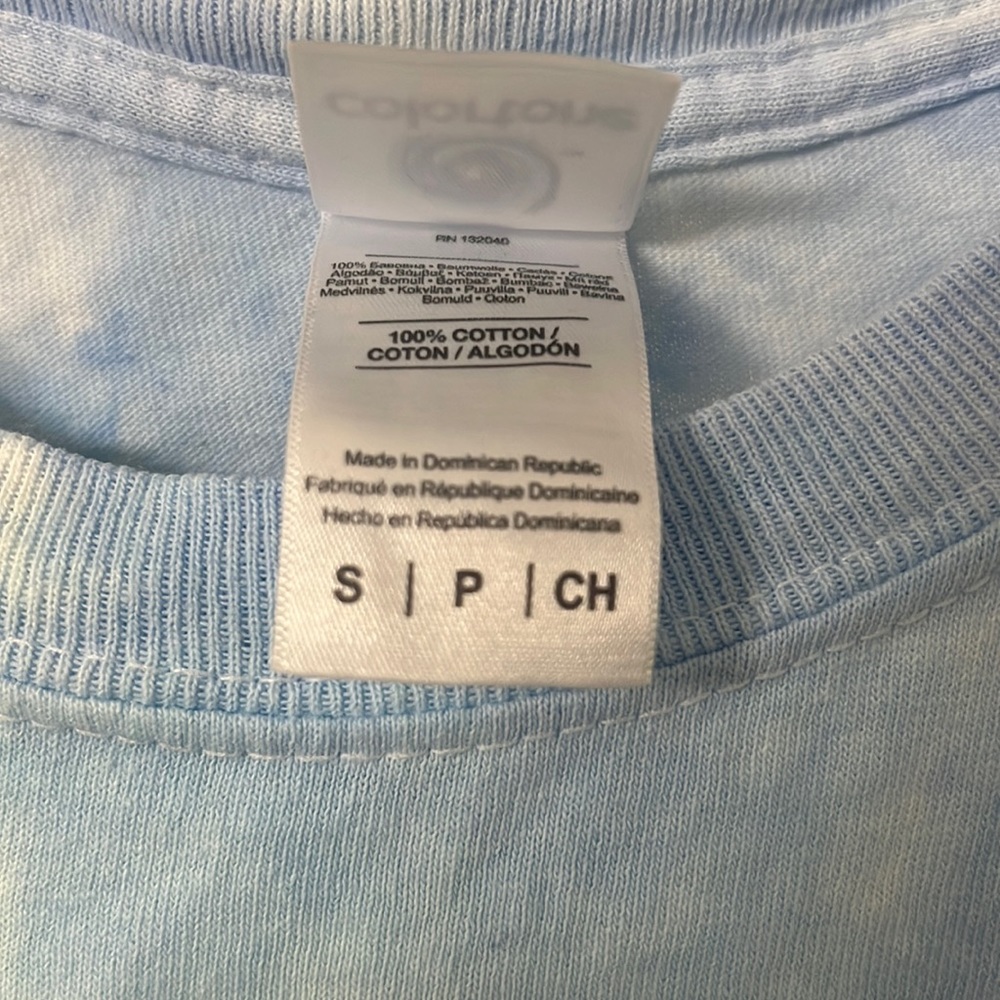 I Would Die For John B Tie-Dye Tee - Light Blue - Picture 4 of 5